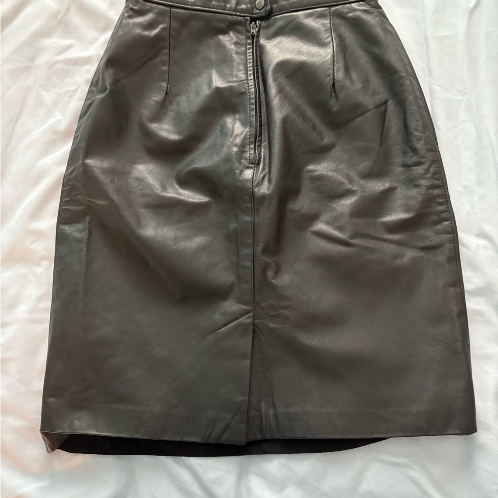 Bagatelle Gray Pencil Skirt Knee-Length Work